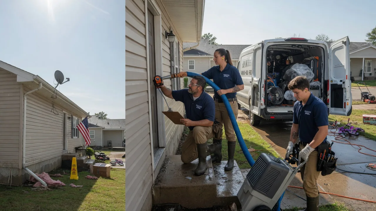 Ceiling Water Damage Restoration in Racine, WI near me
